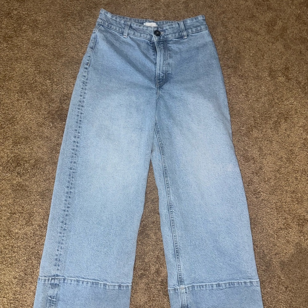 H&M Light Blue Flare & Wide Leg Jeans